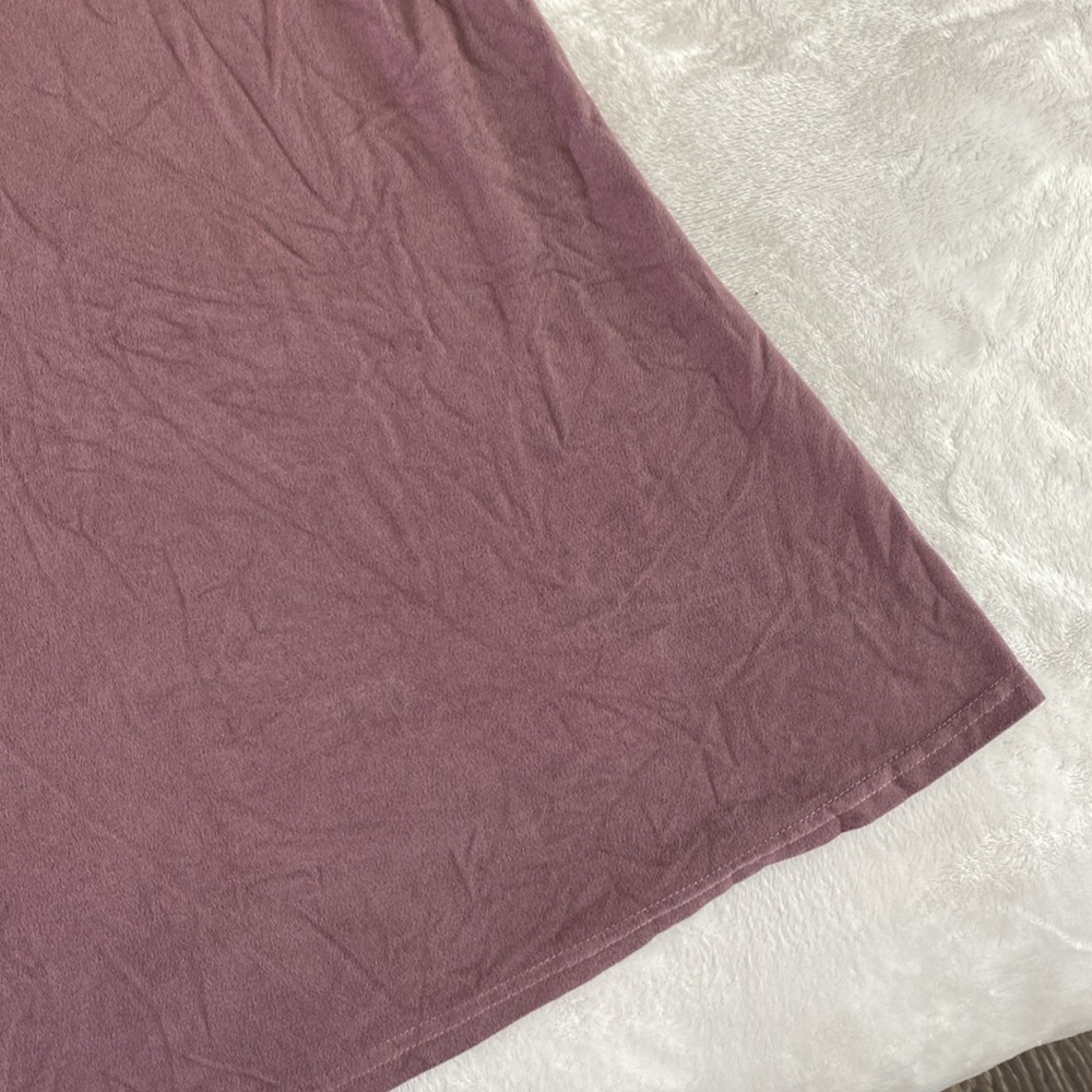 Simply Southern velvet mauve bell sleeve midi dress - Picture 12 of 17